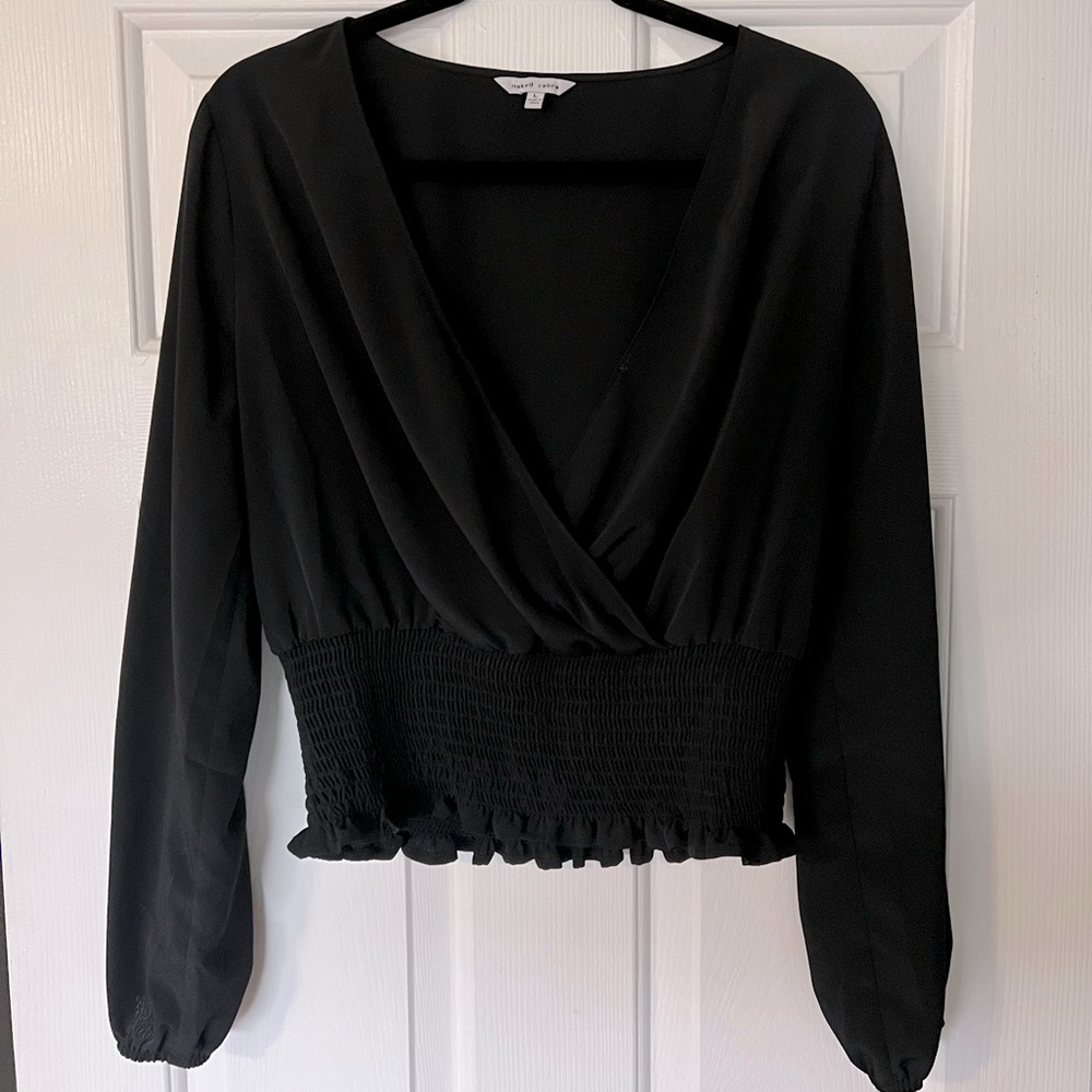 Black Polyester Long Sleeve (L)